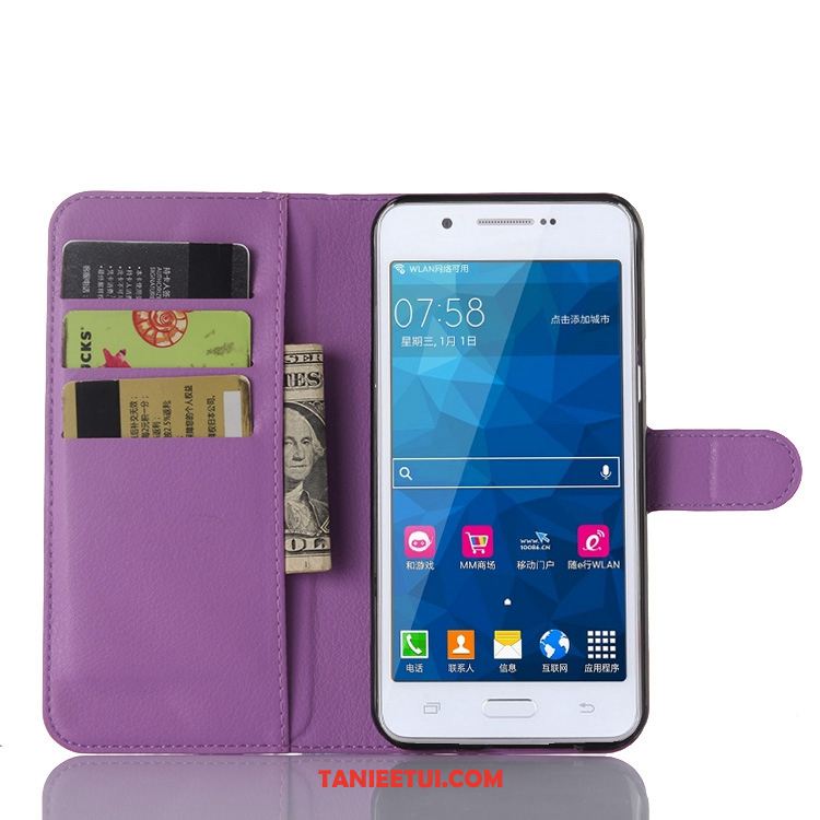 Etui Samsung Galaxy A8 Litchi All Inclusive Wzór, Pokrowce Samsung Galaxy A8 Karta Telefon Komórkowy Portfel