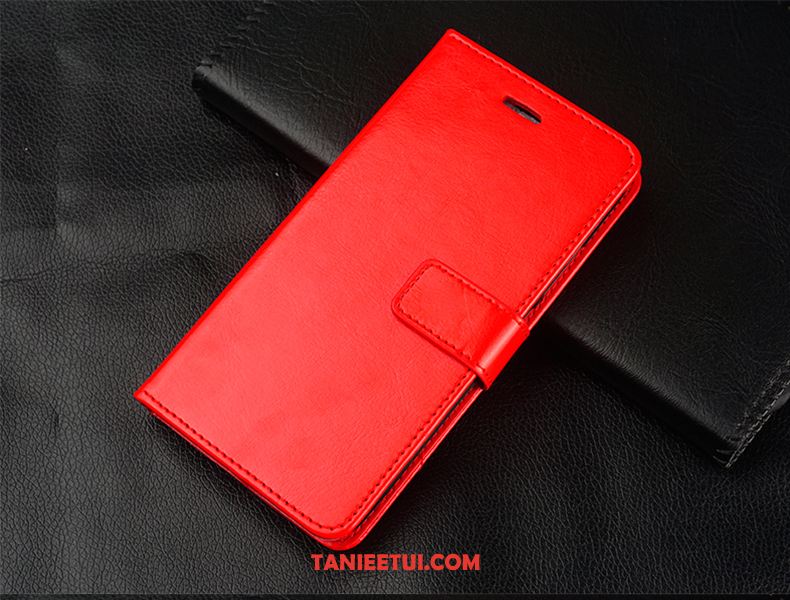 Etui Samsung Galaxy A8 Skórzany Futerał Ochraniacz Miękki, Obudowa Samsung Galaxy A8 Anti-fall Telefon Komórkowy Czerwony