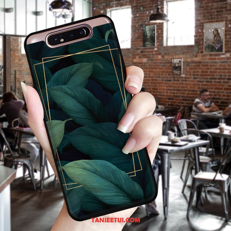Etui Samsung Galaxy A80 Telefon Komórkowy Czerwony Ręcznie Malowane, Futerał Samsung Galaxy A80 Miękki Europa Gwiazda