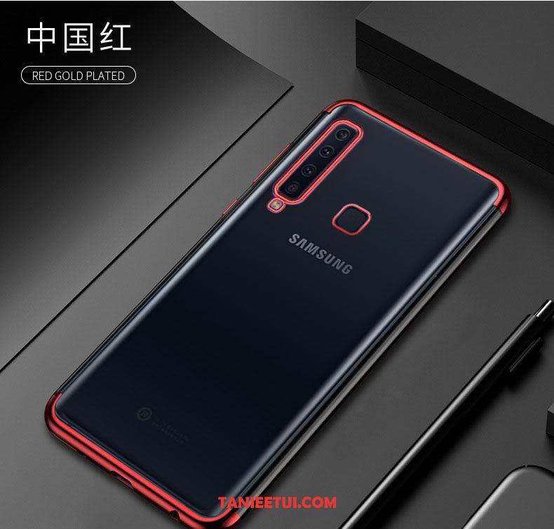 Etui Samsung Galaxy A9 2018 Przezroczysty All Inclusive Telefon Komórkowy, Obudowa Samsung Galaxy A9 2018 Szkło Hartowane Poszycie Czerwony