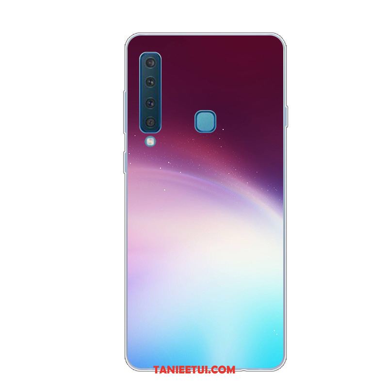 Etui Samsung Galaxy A9 2018 Telefon Komórkowy Kreatywne Gwiazda, Obudowa Samsung Galaxy A9 2018 Czerwony Netto Niebieski Tendencja