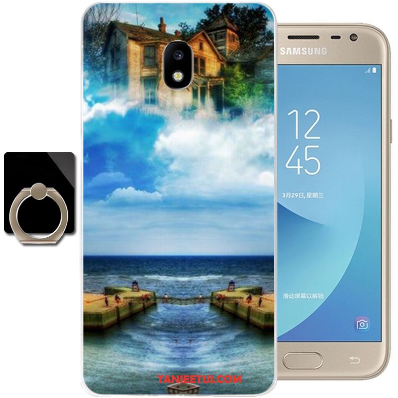 Etui Samsung Galaxy J3 2017 Anti-fall Kreskówka Ochraniacz, Obudowa Samsung Galaxy J3 2017 Czerwony Telefon Komórkowy Silikonowe