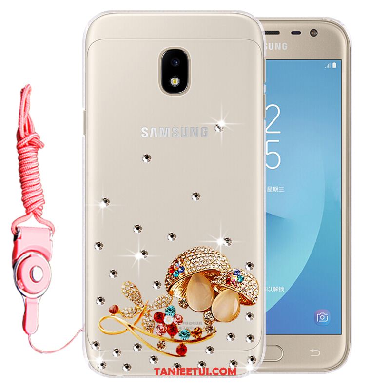 Etui Samsung Galaxy J3 2017 Ochraniacz Telefon Komórkowy Anti-fall, Futerał Samsung Galaxy J3 2017 Niebieski Silikonowe Miękki