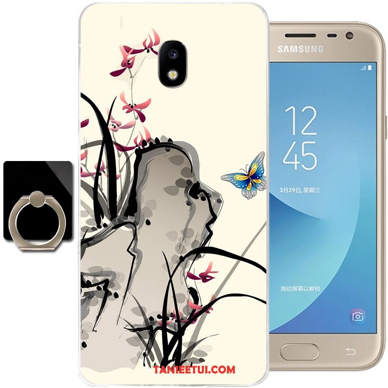 Etui Samsung Galaxy J3 2017 Ochraniacz Telefon Komórkowy Atrament, Pokrowce Samsung Galaxy J3 2017 All Inclusive Silikonowe Miękki