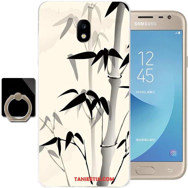 Etui Samsung Galaxy J3 2017 Ochraniacz Telefon Komórkowy Atrament, Pokrowce Samsung Galaxy J3 2017 All Inclusive Silikonowe Miękki