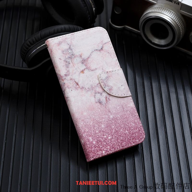 Etui Samsung Galaxy J6 Ochraniacz Różowe Skórzany Futerał, Futerał Samsung Galaxy J6 Gwiazda Kreskówka Karta