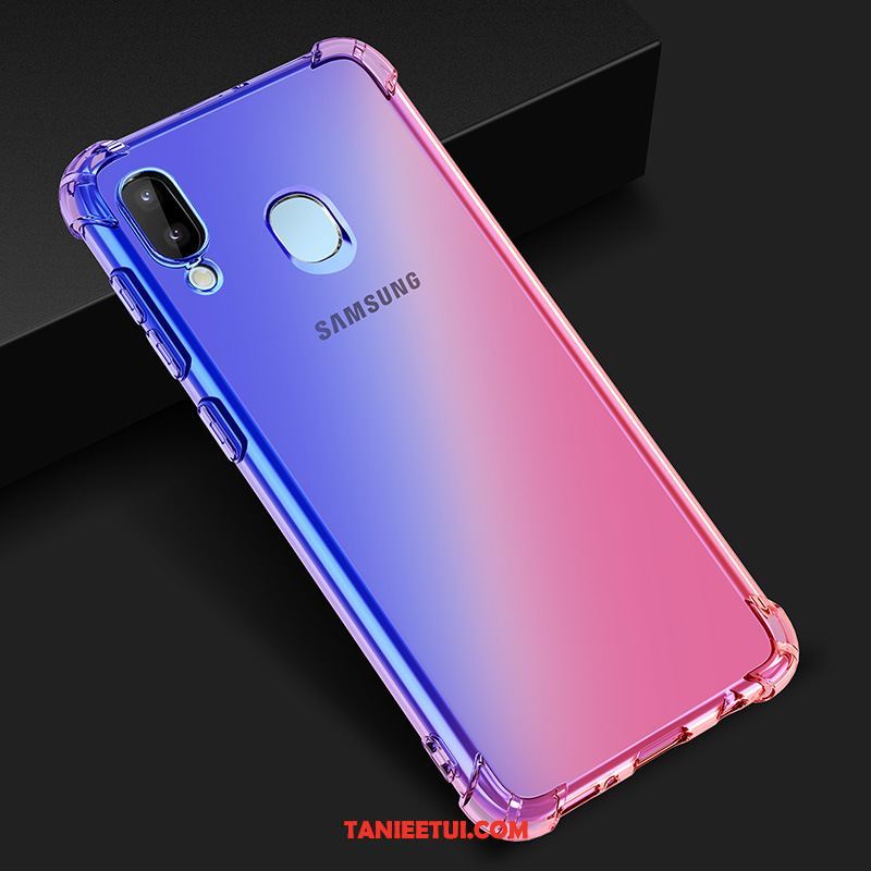 Etui Samsung Galaxy M20 Gwiazda Telefon Komórkowy Kolor Gradientu, Pokrowce Samsung Galaxy M20 Niebieski Fioletowy