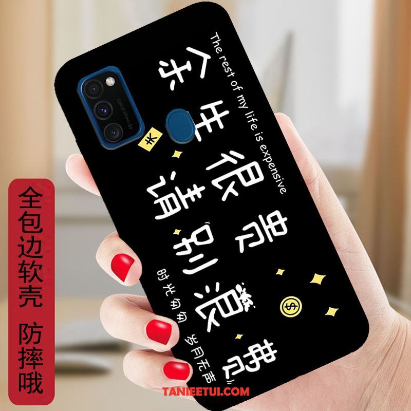 Etui Samsung Galaxy M30s Biały Telefon Komórkowy Ochraniacz, Pokrowce Samsung Galaxy M30s Kreskówka Anti-fall Gwiazda