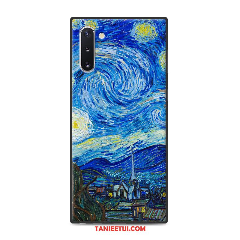 Etui Samsung Galaxy Note 10 Telefon Komórkowy Miękki Sztuka, Futerał Samsung Galaxy Note 10 Gwiazda Zielony Kolor