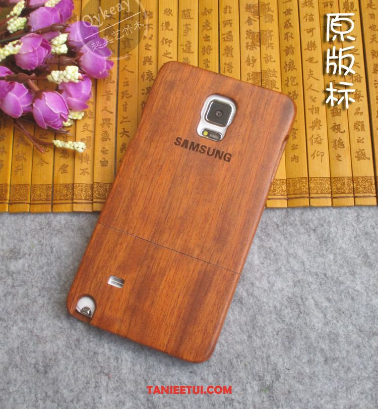 Etui Samsung Galaxy Note 4 Gwiazda Nowy Ochraniacz, Obudowa Samsung Galaxy Note 4 Z Litego Drewna Telefon Komórkowy Relief Braun