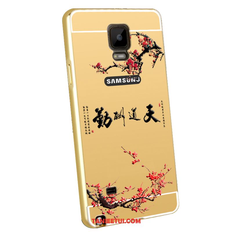 Etui Samsung Galaxy Note 4 Metal Ochraniacz Telefon Komórkowy, Obudowa Samsung Galaxy Note 4 Gwiazda Relief Niebieski