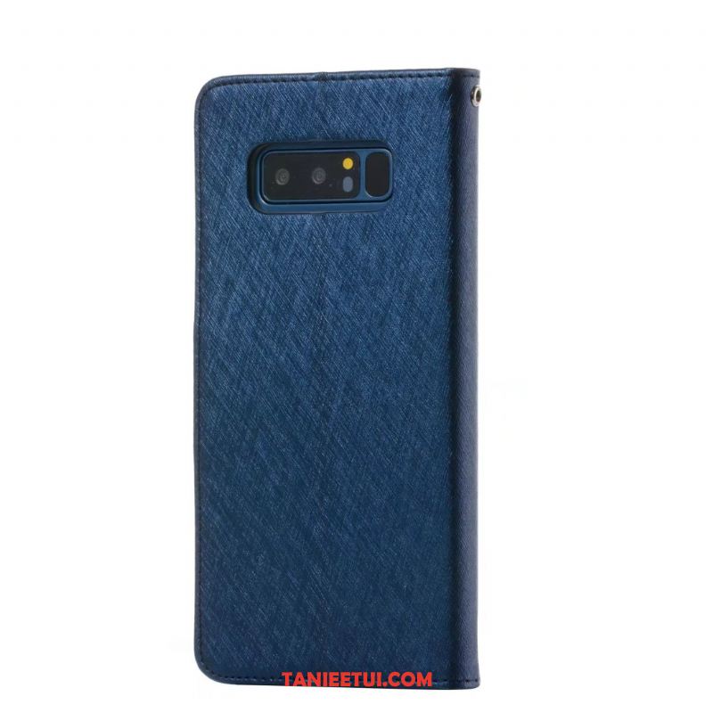 Etui Samsung Galaxy Note 8 Biały Ochraniacz Skórzany Futerał, Pokrowce Samsung Galaxy Note 8 Portfel Telefon Komórkowy Karta