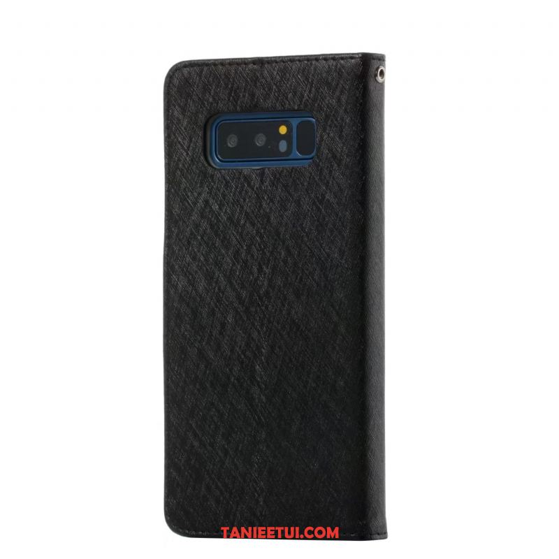 Etui Samsung Galaxy Note 8 Biały Ochraniacz Skórzany Futerał, Pokrowce Samsung Galaxy Note 8 Portfel Telefon Komórkowy Karta