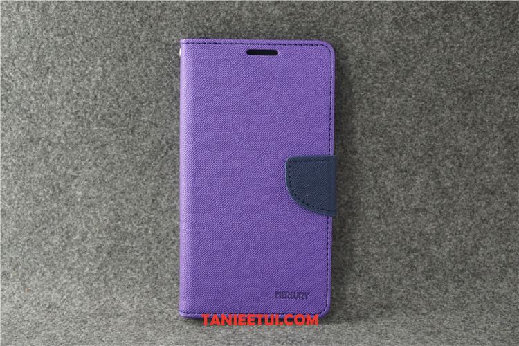 Etui Samsung Galaxy Note 8 Miękki Gwiazda Skórzany Futerał, Pokrowce Samsung Galaxy Note 8 Bicolored Telefon Komórkowy Purpurowy