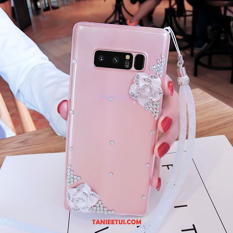 Etui Samsung Galaxy Note 8 Telefon Komórkowy Gwiazda Miękki, Obudowa Samsung Galaxy Note 8 Silikonowe Wiszące Ozdoby Przezroczysty