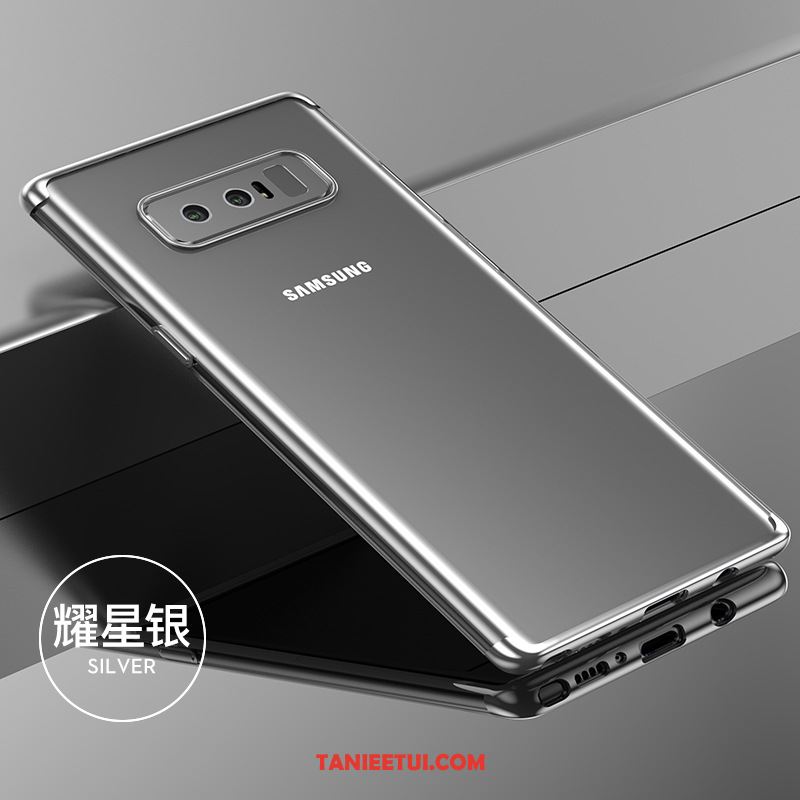 Etui Samsung Galaxy Note 8 Telefon Komórkowy Ochraniacz Miękki, Futerał Samsung Galaxy Note 8 Przezroczysty Gwiazda Niebieski