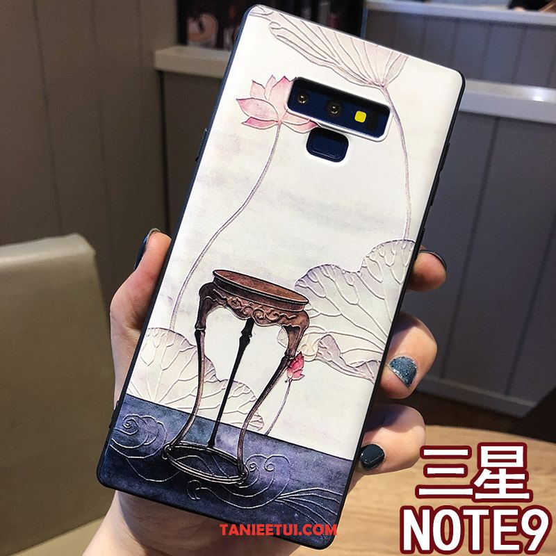 Etui Samsung Galaxy Note 9 Kwiatowa Gwiazda Telefon Komórkowy, Futerał Samsung Galaxy Note 9 Chiński Styl Różowe Ochraniacz