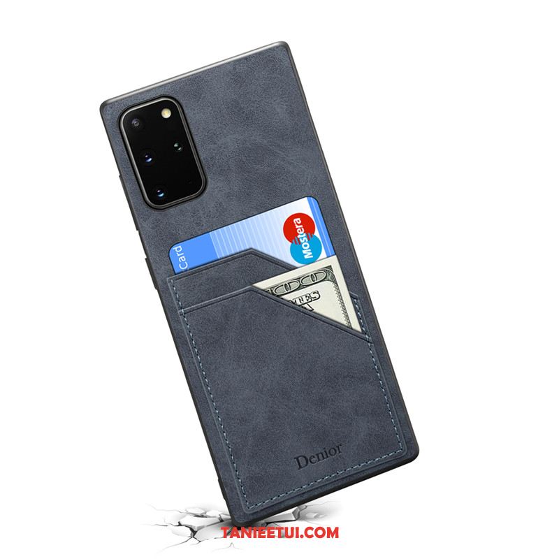 Etui Samsung Galaxy Note20 Kreatywne Karta Gwiazda, Obudowa Samsung Galaxy Note20 Telefon Komórkowy Skórzany Futerał Braun