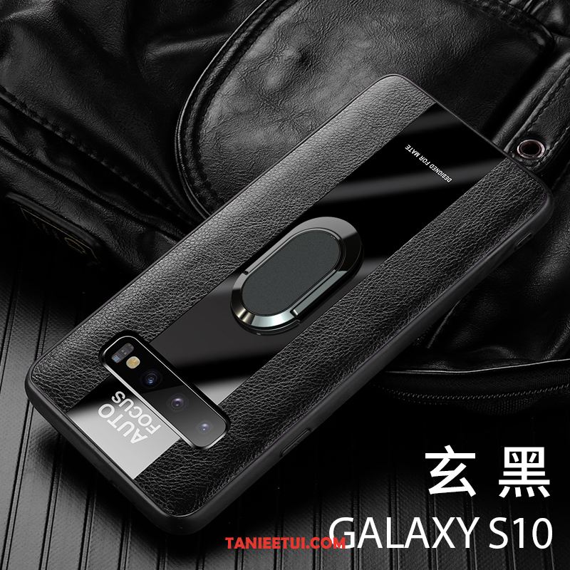 Etui Samsung Galaxy S10 Skórzany Wysoki Koniec Miękki, Futerał Samsung Galaxy S10 Anti-fall Filmy Na Pokładzie