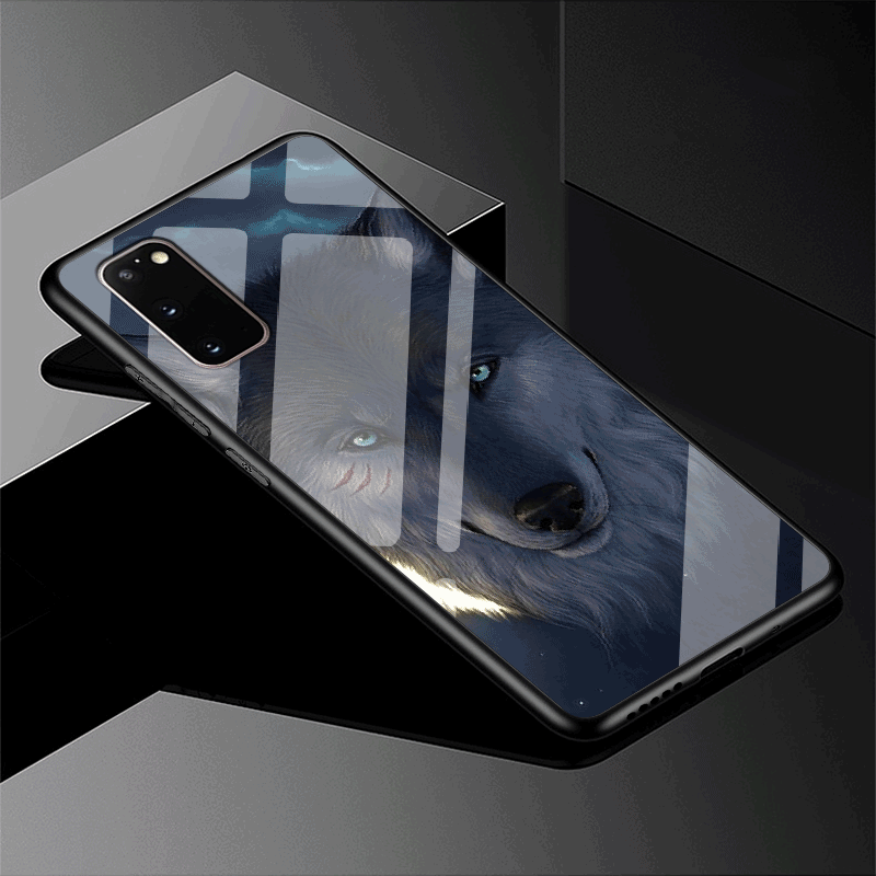 Etui Samsung Galaxy S20 Ochraniacz Modna Marka Telefon Komórkowy, Futerał Samsung Galaxy S20 Dostosowane Szkło Kreskówka