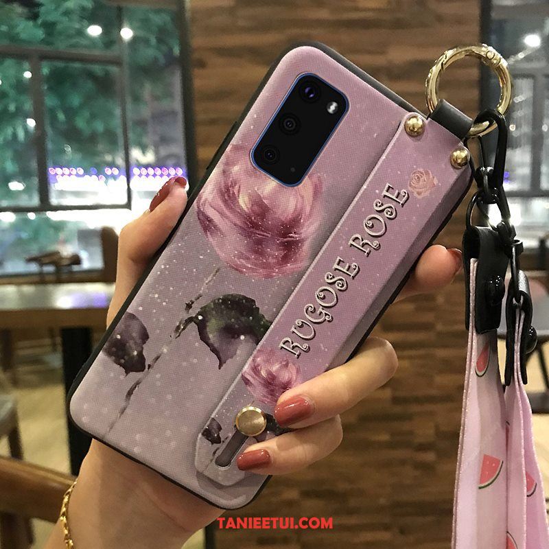 Etui Samsung Galaxy S20 Różowe Kreatywne Telefon Komórkowy, Futerał Samsung Galaxy S20 Świeży Miękki Wspornik