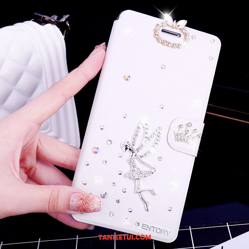 Etui Samsung Galaxy S6 Edge Gwiazda Telefon Komórkowy Biały, Pokrowce Samsung Galaxy S6 Edge Z Kryształkami Skórzany Futerał