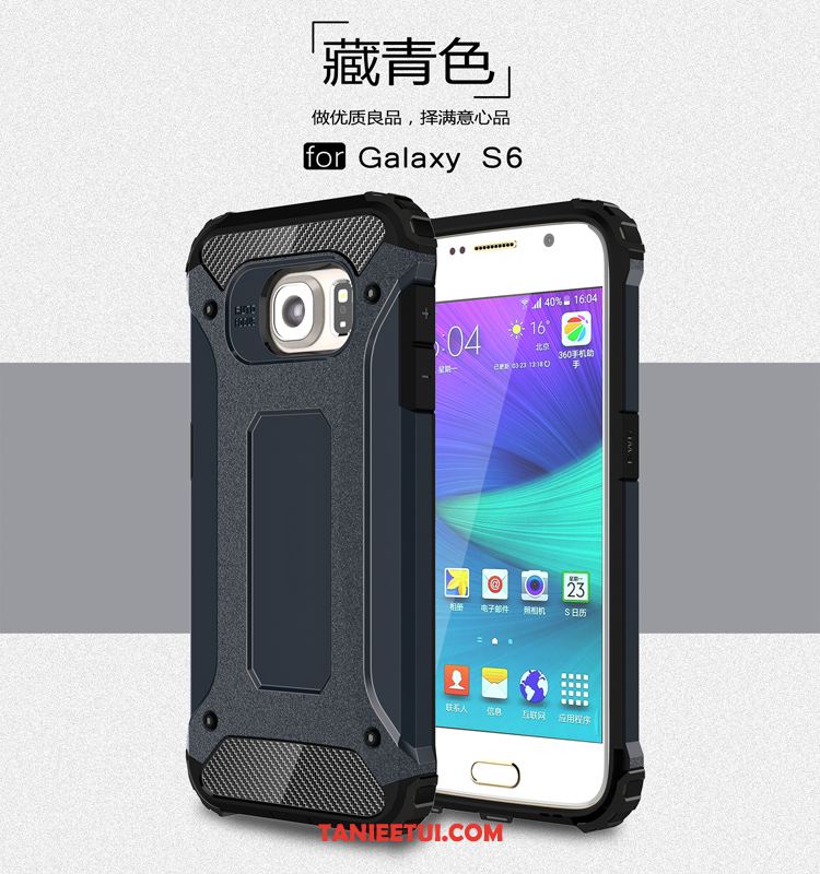 Etui Samsung Galaxy S6 Pancerz Ochraniacz Proste, Futerał Samsung Galaxy S6 Gruba Telefon Komórkowy All Inclusive