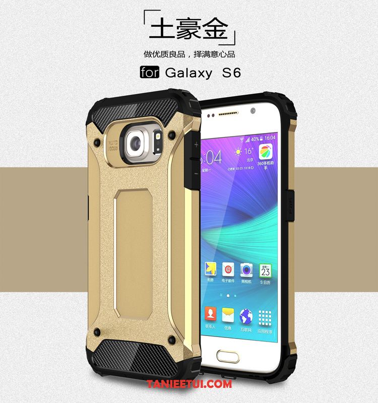 Etui Samsung Galaxy S6 Pancerz Ochraniacz Proste, Futerał Samsung Galaxy S6 Gruba Telefon Komórkowy All Inclusive