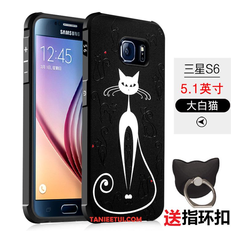 Etui Samsung Galaxy S6 Relief Osobowość Telefon Komórkowy, Futerał Samsung Galaxy S6 Tendencja Gwiazda Czarny