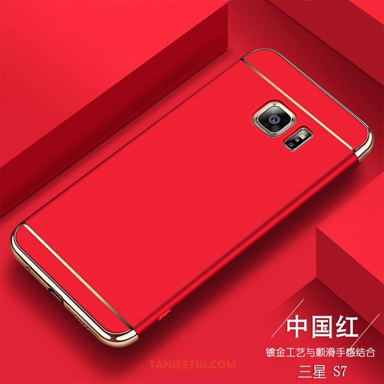 Etui Samsung Galaxy S7 Czerwony Gwiazda Ochraniacz, Obudowa Samsung Galaxy S7 Ring Telefon Komórkowy Wisząca Szyja