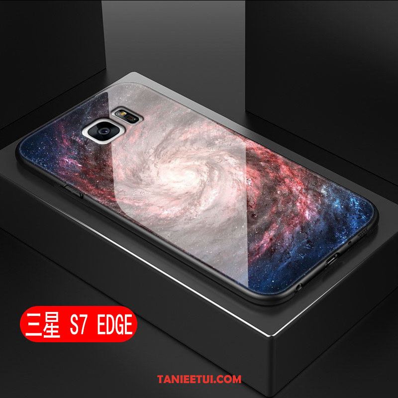 Etui Samsung Galaxy S7 Edge All Inclusive Telefon Komórkowy Gwiazda, Futerał Samsung Galaxy S7 Edge Anti-fall Czerwony Szkło
