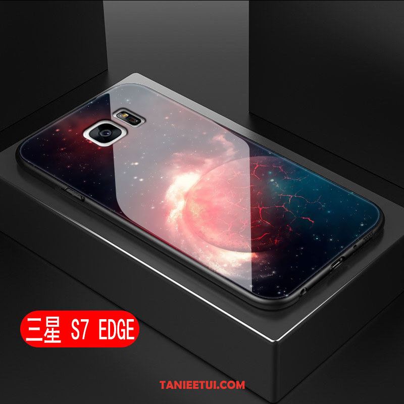Etui Samsung Galaxy S7 Edge All Inclusive Telefon Komórkowy Gwiazda, Futerał Samsung Galaxy S7 Edge Anti-fall Czerwony Szkło