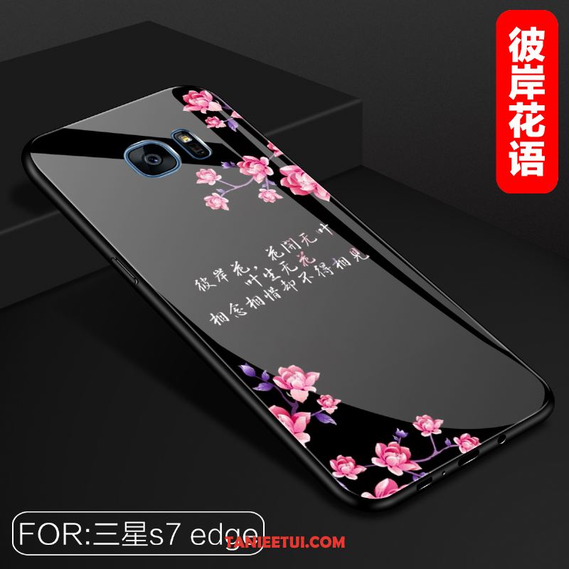 Etui Samsung Galaxy S7 Edge Anti-fall Purpurowy Sztuka, Futerał Samsung Galaxy S7 Edge Szkło All Inclusive Lustro