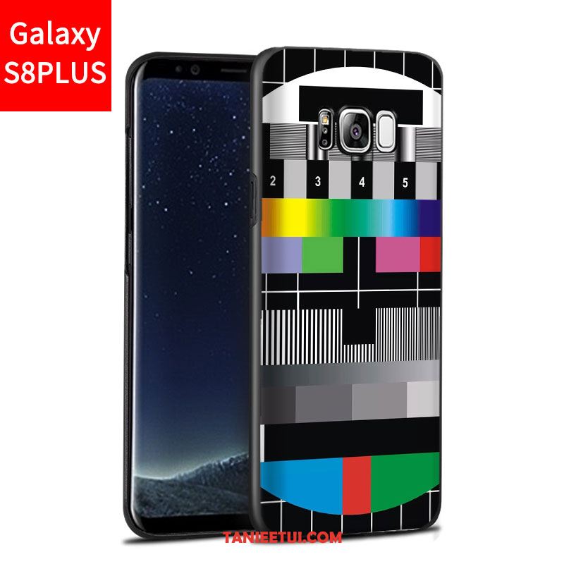 Etui Samsung Galaxy S8+ Anti-fall Gwiazda Nubuku, Futerał Samsung Galaxy S8+ Relief Niebieski Ochraniacz