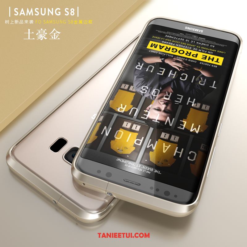 Etui Samsung Galaxy S8 Gwiazda Zielony Anti-fall, Obudowa Samsung Galaxy S8 Cienkie Metal Granica