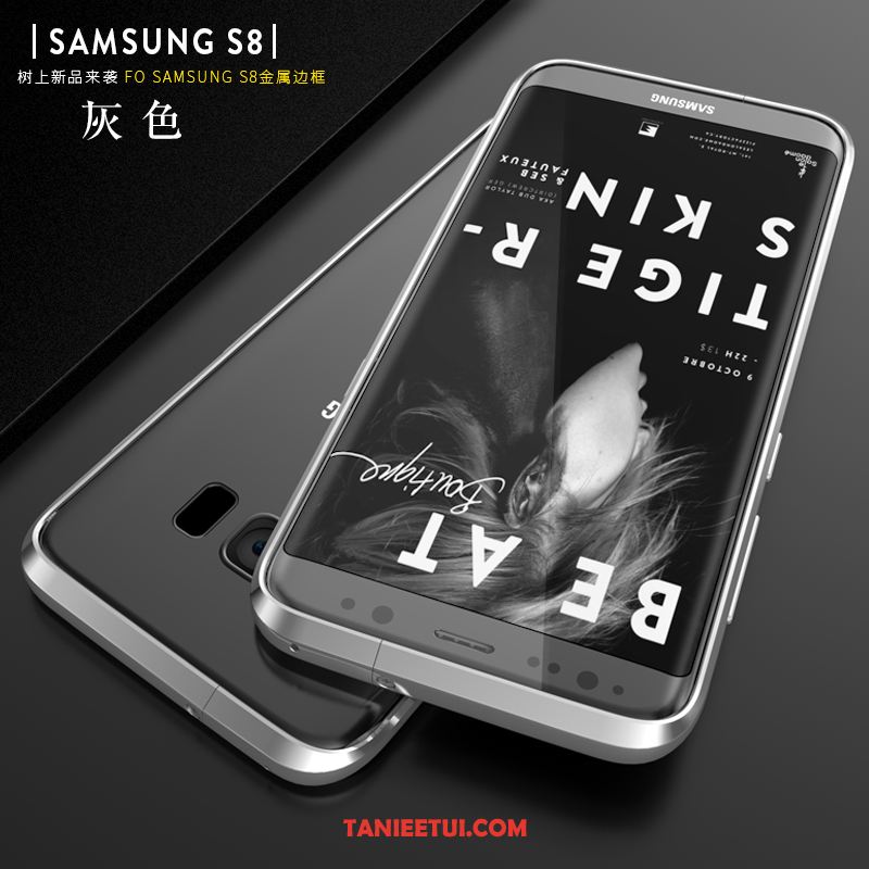 Etui Samsung Galaxy S8 Gwiazda Zielony Anti-fall, Obudowa Samsung Galaxy S8 Cienkie Metal Granica