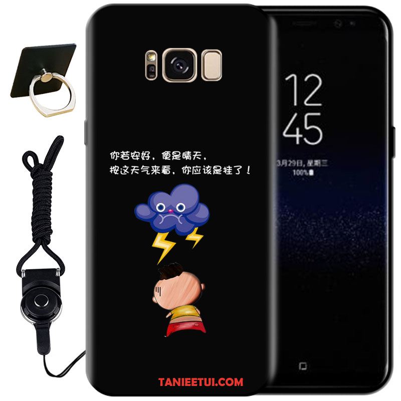 Etui Samsung Galaxy S8+ Relief Moda Silikonowe, Pokrowce Samsung Galaxy S8+ Czarny Kolor Ochraniacz