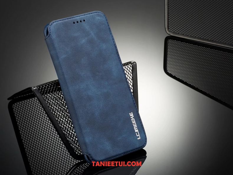 Etui Samsung Galaxy S9+ Ochraniacz Telefon Komórkowy Skórzany Futerał, Pokrowce Samsung Galaxy S9+ Klapa Niebieski Gwiazda