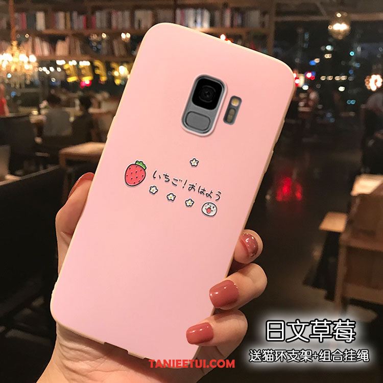 Etui Samsung Galaxy S9 Silikonowe Kreskówka Telefon Komórkowy, Obudowa Samsung Galaxy S9 Różowe Gwiazda Proszek