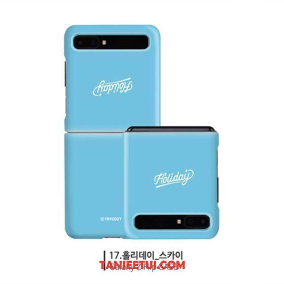 Etui Samsung Z Flip Proste Telefon Komórkowy Purpurowy, Obudowa Samsung Z Flip Trudno Mały Oryginalne