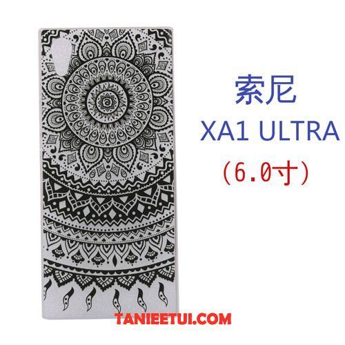 Etui Sony Xperia Xa1 Ultra Telefon Komórkowy Kreatywne Kreskówka, Futerał Sony Xperia Xa1 Ultra Silikonowe Miękki Purpurowy