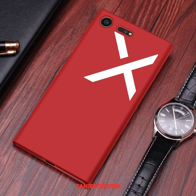 Etui Sony Xperia Xz1 Compact Nubuku Telefon Komórkowy Anti-fall, Pokrowce Sony Xperia Xz1 Compact Ochraniacz Czerwony