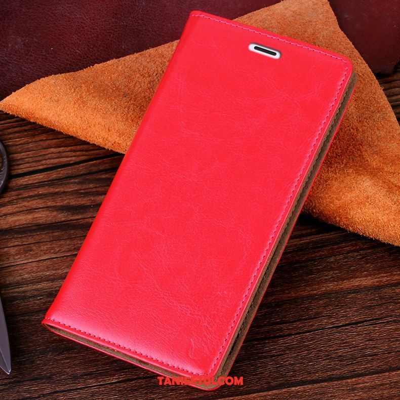 Etui Sony Xperia Z3+ Skórzany Futerał Telefon Komórkowy Czerwony, Pokrowce Sony Xperia Z3+ Ochraniacz Ciemno