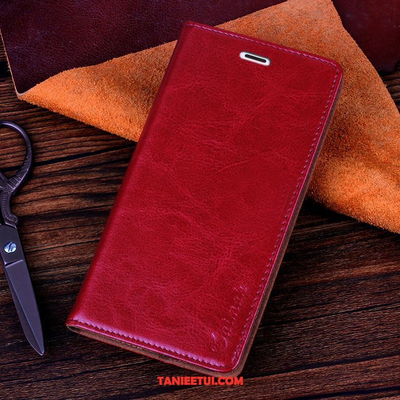 Etui Sony Xperia Z3+ Skórzany Futerał Telefon Komórkowy Czerwony, Pokrowce Sony Xperia Z3+ Ochraniacz Ciemno