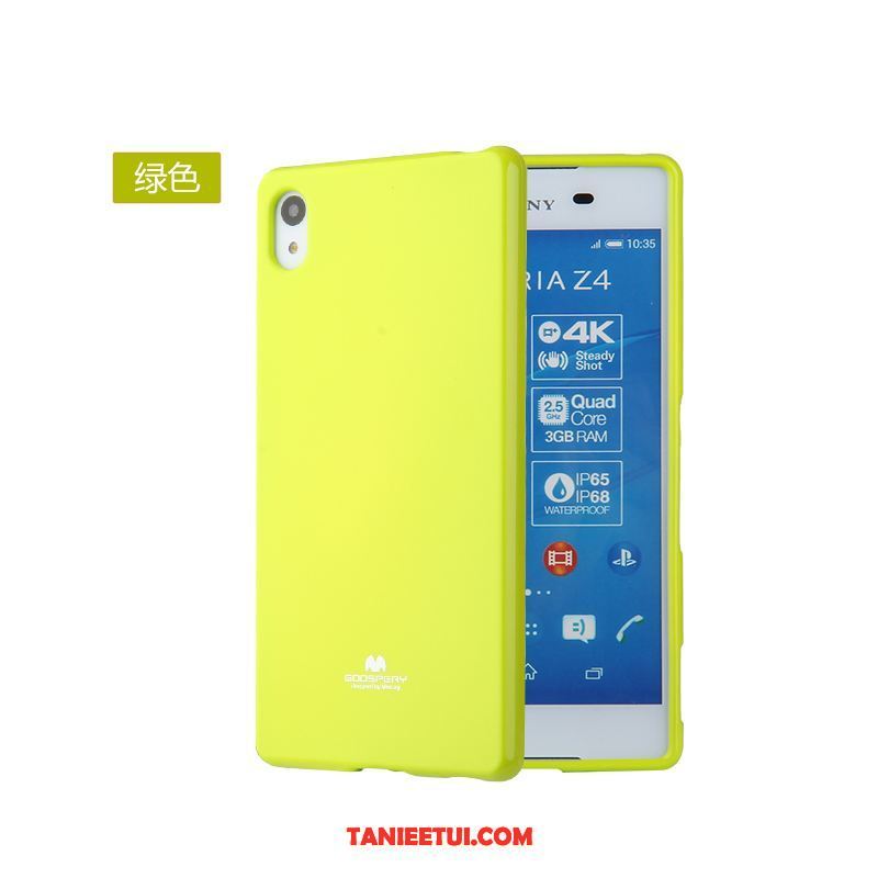Etui Sony Xperia Z3+ Telefon Komórkowy Tendencja Żółty, Obudowa Sony Xperia Z3+ Skórzany Futerał Miękki Ochraniacz
