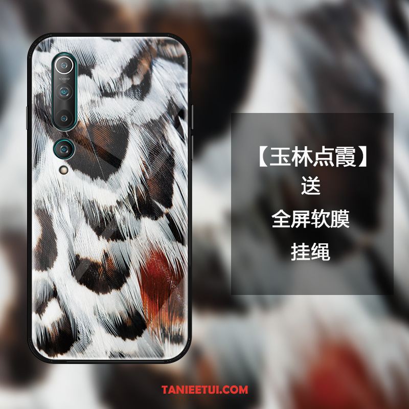 Etui Xiaomi Mi 10 Luksusowy Moda Sztuka, Obudowa Xiaomi Mi 10 Anti-fall Mały All Inclusive Beige