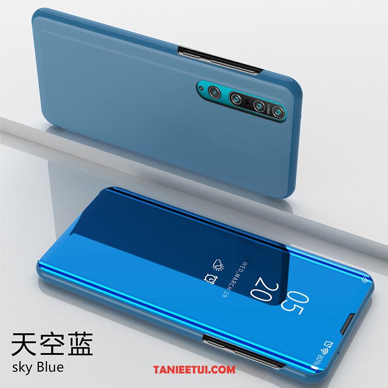 Etui Xiaomi Mi 10 Pro Filmy Lustro Moda, Obudowa Xiaomi Mi 10 Pro Szkło Hartowane Anti-fall Osobowość Beige