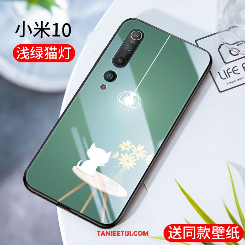 Etui Xiaomi Mi 10 Telefon Komórkowy Kreskówka Osobowość, Futerał Xiaomi Mi 10 Ochraniacz Anti-fall Modna Marka Beige