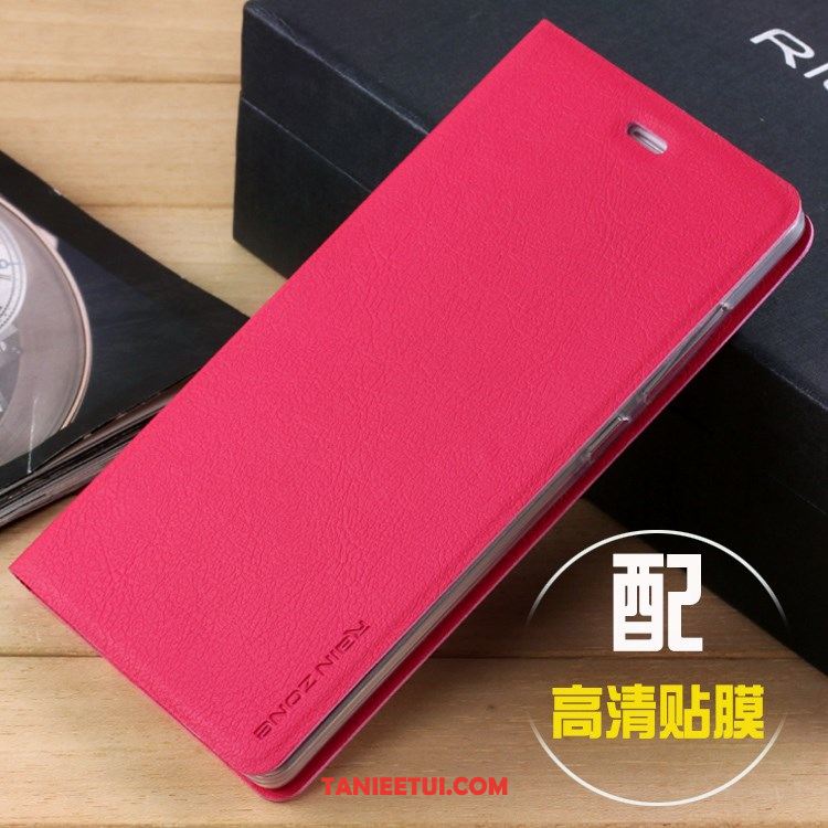 Etui Xiaomi Mi 8 Anti-fall Mały Skórzany Futerał, Obudowa Xiaomi Mi 8 Telefon Komórkowy Purpurowy Beige
