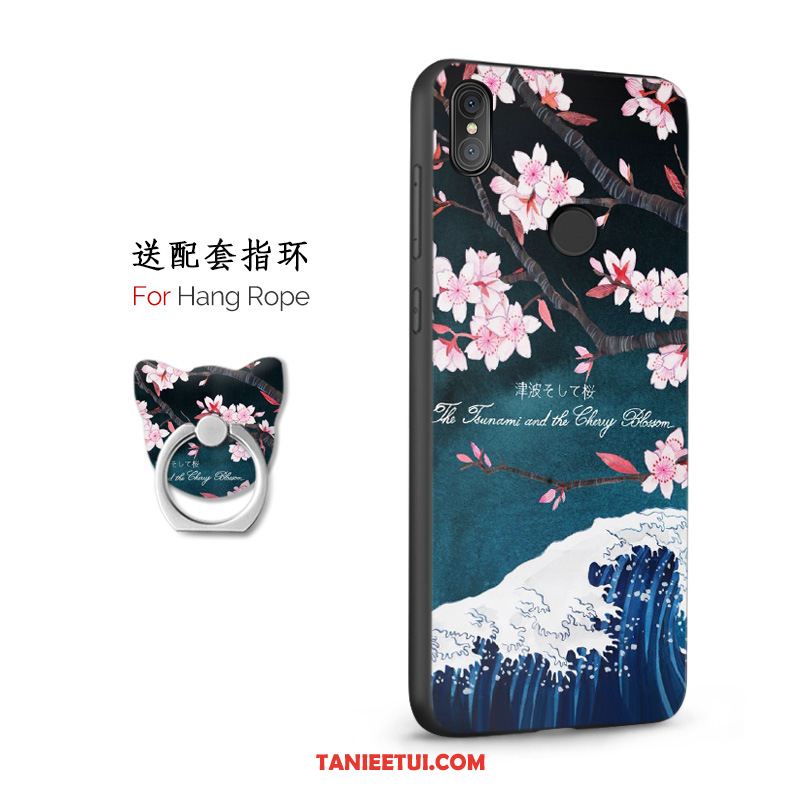 Etui Xiaomi Mi 8 Czarny Telefon Komórkowy Vintage, Futerał Xiaomi Mi 8 Anti-fall Chiński Styl Wspornik Beige